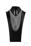 Paparazzi Zi Collection 2020 The Defiant Necklace Silver
