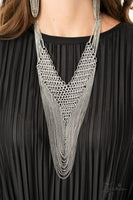 Paparazzi Zi Collection 2020 The Defiant Necklace Silver