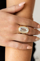 BLING to Heel - Gold Ring LOTP Bling Paparazzi Accessories