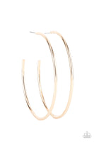 Mega Metro Gold Hoop Earrings Paparazzi Accessories
