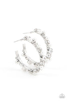 Let There Be SOCIALITE - White Rhinestone LOTP Necklace  Paparazzi Accessories