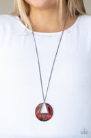 Chromatic Couture Red Necklace Paprazzi Accessories