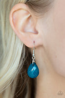 Front Row Flamboyance - Blue Necklace Paparazzi Accessories