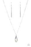 Prismatically Polished - White Bling Necklace Paparazzi Accessories