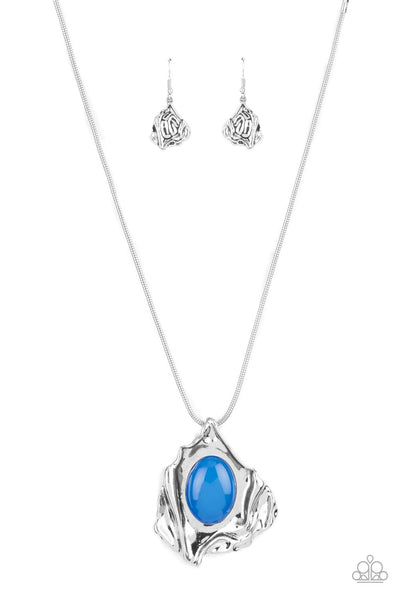 Amazon Amulet - Blue Necklace Paparazzi Accessories