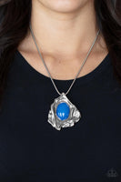 Amazon Amulet - Blue Necklace Paparazzi Accessories