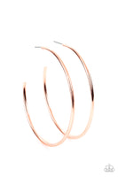 Mega Metro Copper Big Hoop Earrings Paparazzi Accessories