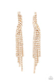 Cosmic Candescence Gold Bling Earrings Paparazzi Accessories LOTP 11/21