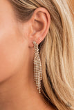 Cosmic Candescence Gold Bling Earrings Paparazzi Accessories LOTP 11/21