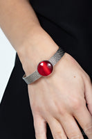 Mystical Magic Red Cuff Bracelet Paparazzi Accessories