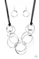 Spiraling Out of COUTURE Silver Necklace Paparazzi Accessories