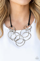 Spiraling Out of COUTURE Silver Necklace Paparazzi Accessories