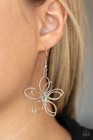 Flower Garden Fashionista - Silver Necklace Paparazzi Accessories