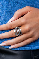 LINK Out Loud - White Chain Ring Paparazzi Accessories