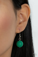 Vivid Vanity Green Silver Necklace Paparazzi Accessories