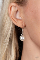 Revolving Refinement White Pearl Necklace Paparazzi Accessories