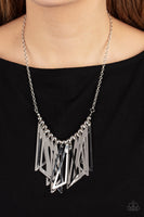 Industrial Jungle Silver Necklace Paparazzi Accessories