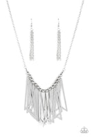 Industrial Jungle Silver Necklace Paparazzi Accessories