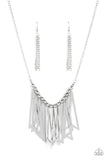 Industrial Jungle Silver Necklace Paparazzi Accessories
