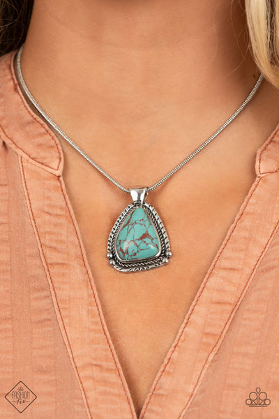 Artisan Adventure Blue FF Necklace Paparazzi Accessories