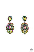 Galactic Go-Getter Multi Oil Spill Earrings Paparazzi Accessories