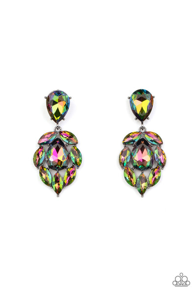 Galactic Go-Getter Multi Oil Spill Earrings Paparazzi Accessories