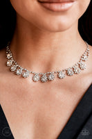 Princess Prominence White LOTP Bling Necklace Paparazzi Accessories