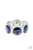 Powerhouse Hustle - Blue Bling Bracelet Paparazzi Accessories