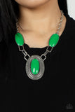 Count to TENACIOUS Green Necklace Paparazzi Accessories