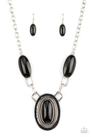 Count to TENACIOUS Black Necklace Paparrazi Accessories