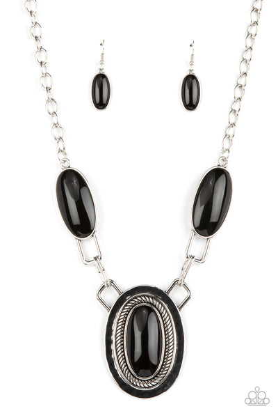 Count to TENACIOUS Black Necklace Paparrazi Accessories