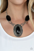 Count to TENACIOUS Black Necklace Paparrazi Accessories