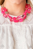 Oceanic Opulence - Pink Necklace FF Paparazzi Accessories
