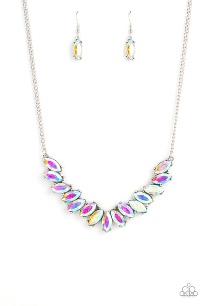 Galaxy Game-Changer Multi Iridescent Necklace Paparazzi Accessories