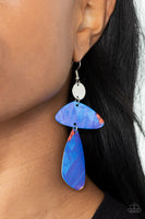 SWATCH Me Now Blue Earrings Paparrazi Accessories