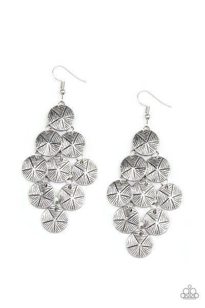 How CHIME Flies Silver Disc Earrings Paparazzi Accessories