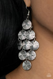 How CHIME Flies Silver Disc Earrings Paparazzi Accessories