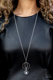 Park Avenue Palace White Clear Necklace Paparazzi Accessories