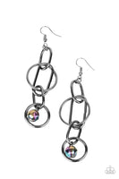 Park Avenue Princess -Multi Oil Spill Earrings Paparazzi Accessories