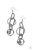 Park Avenue Princess -Multi Oil Spill Earrings Paparazzi Accessories