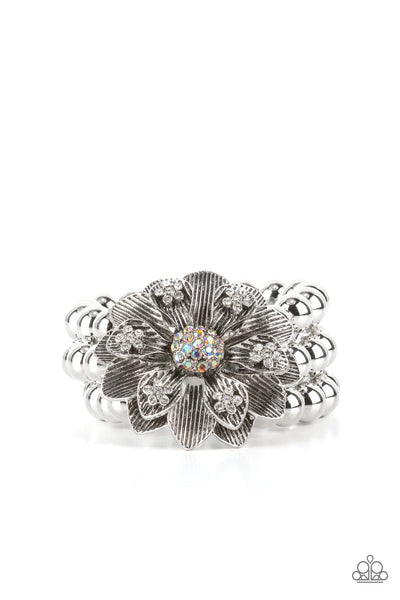 Botanical Bravado Multi LOTP Flower Bracelet Paparazzi Accessories