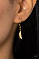 Lunar Jungle Gold Half-Moon Necklace Paparazzi