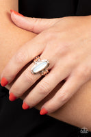 Timelessly Transcendent Rose Gold Ring Paparazzi Accessories