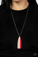 Grab a Paddle Red Wooden Necklace Paparazzi Accessories