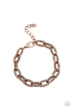 Industrial Infantry Copper Mens Urban Bracelet Paparazzi Accessories