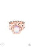 Mystical Treasure - Rose Gold FF Ring Paparazzi Accessories