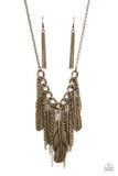 NEST Friends Forever Brass Necklace Paparazzi Accessories