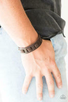 Paparazzi Accessories Bring Out The WEST In You - Brown Men's Bracelet