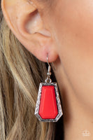 Stellar Heiress Red Silver Necklace Paparazzi Accessories