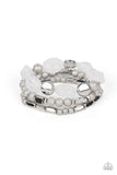 Marina Magic White Siler Bracelets Paparazzi Accessories